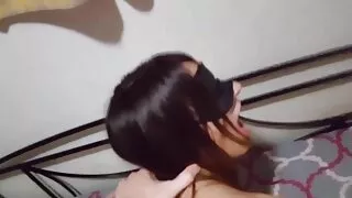 ඇලිස් visb viene තට්ට ජොක් විසින් කෙළ වී ඇගේ මුහුණ මත බොහෝ කාඞ් අවශ්ය.